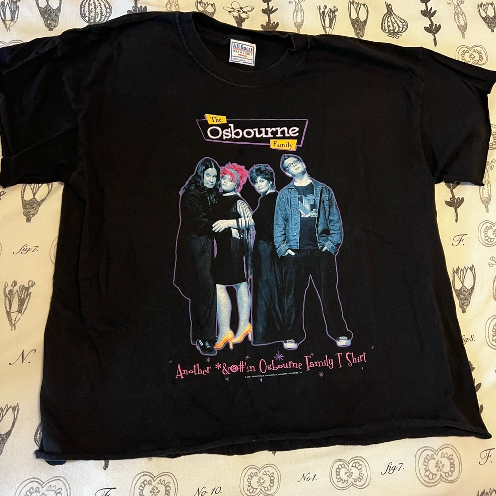 Osbourne Family Black T-Shirt